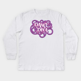 Dance Diva Kids Long Sleeve T-Shirt